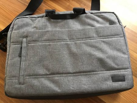 Graue Laptoptasche / Umhängetasche - Top Zustand!