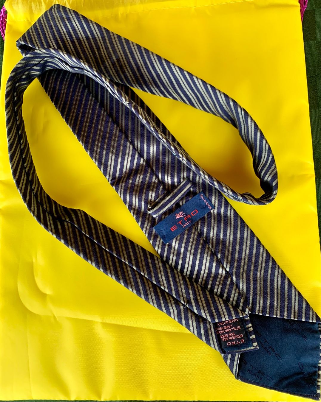 Etro Cravatte: Cravatta ETRO 63% seta 37% Lana. – Usato da Vacallo venduto da Ro-Ma76
