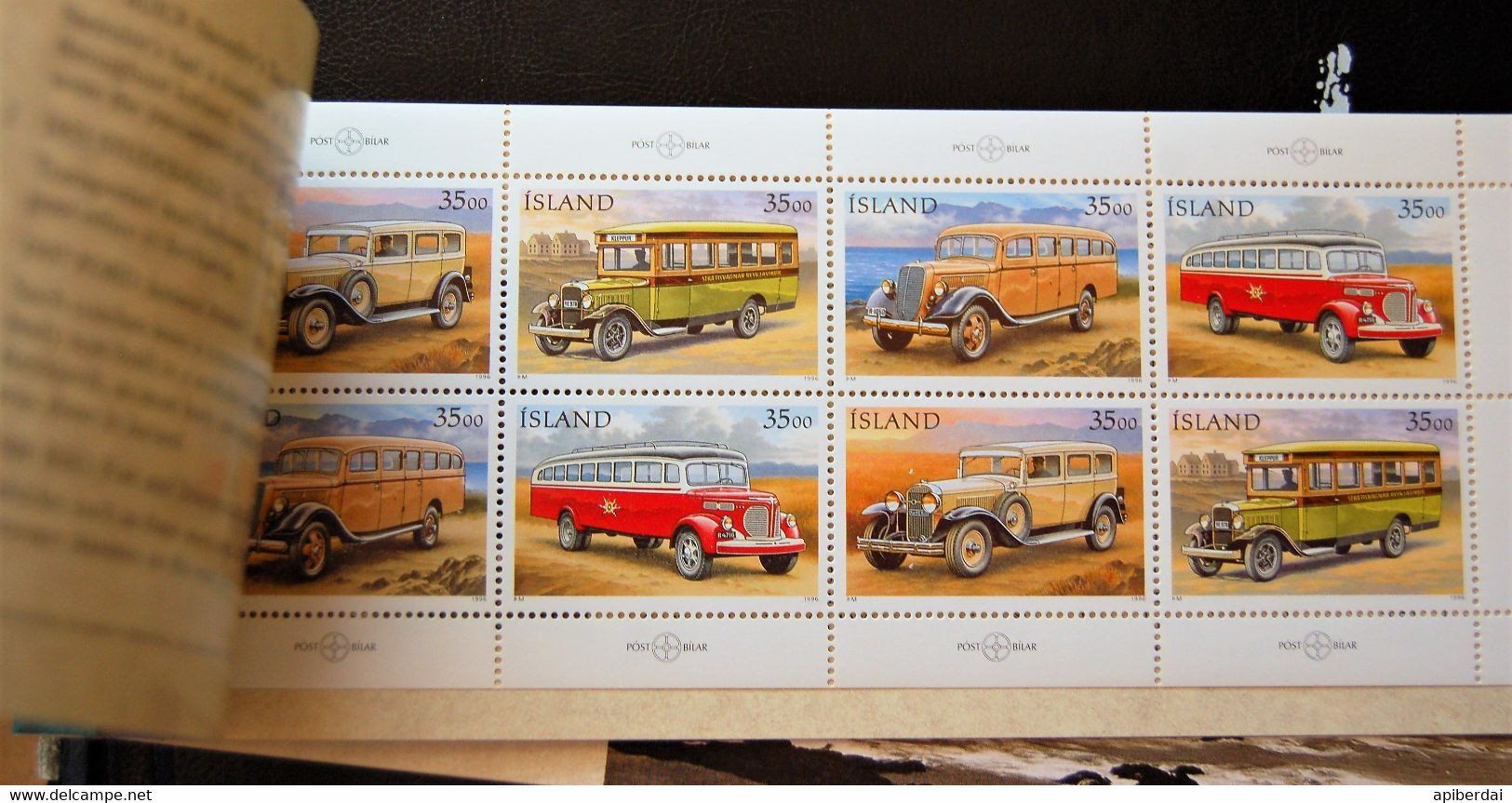 Tutti i francobolli: Islande island - 4 differents booklets MNH ** – Nuovo (secondo la descrizione) da Gland venduto da pas_wxw 3