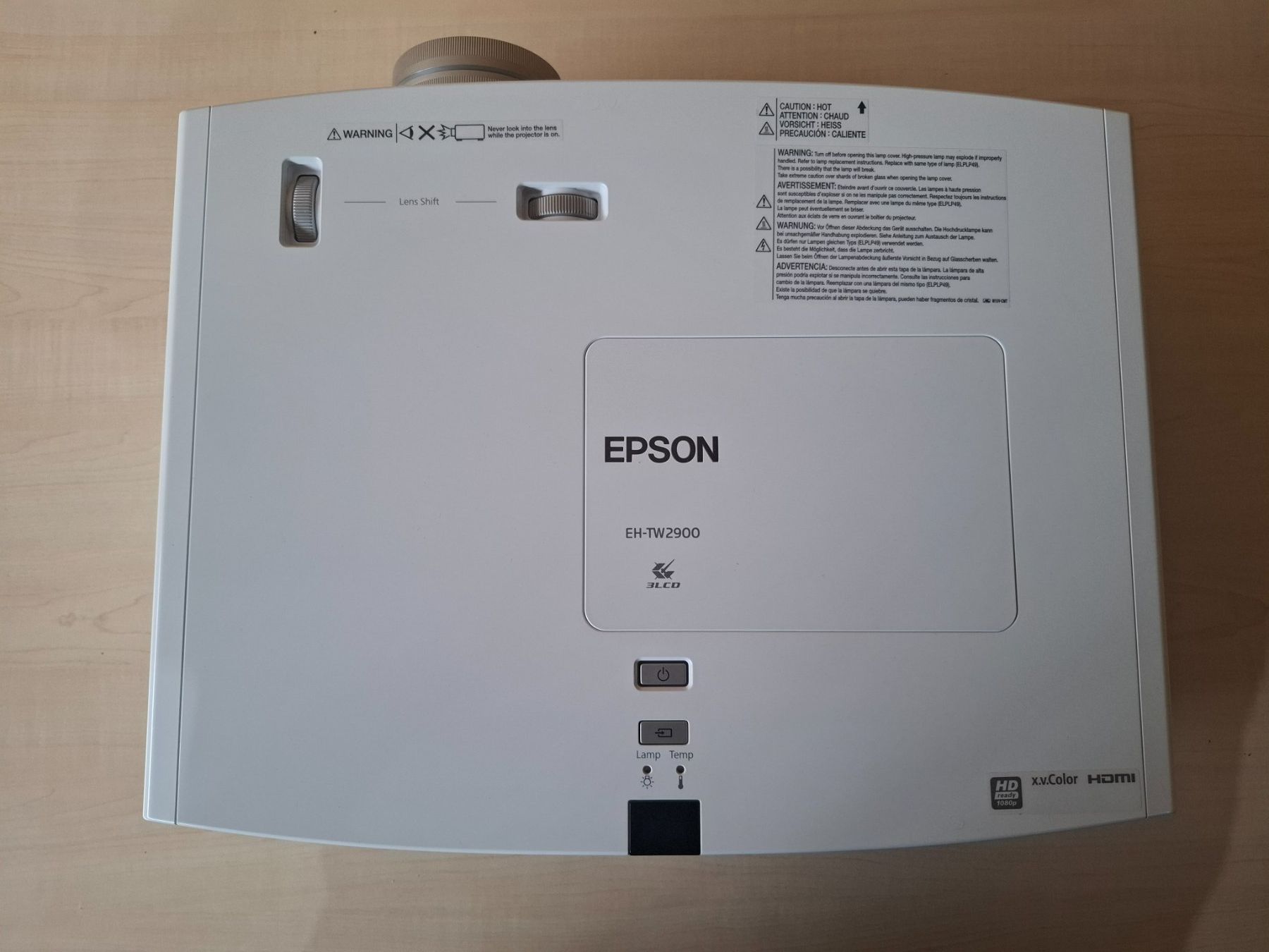 Epson Proiettori: Epson EH-TW2900 Projektor – Usato da Brügg BE venduto da POU-BELLE 2