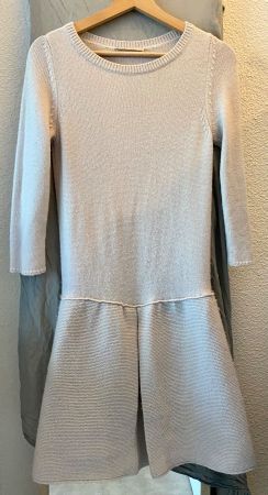 Strickkleid von Stefanel, off-white, Grösse 36