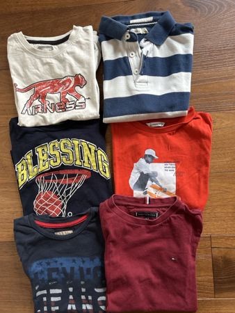 6 Marken Shirts 122/128