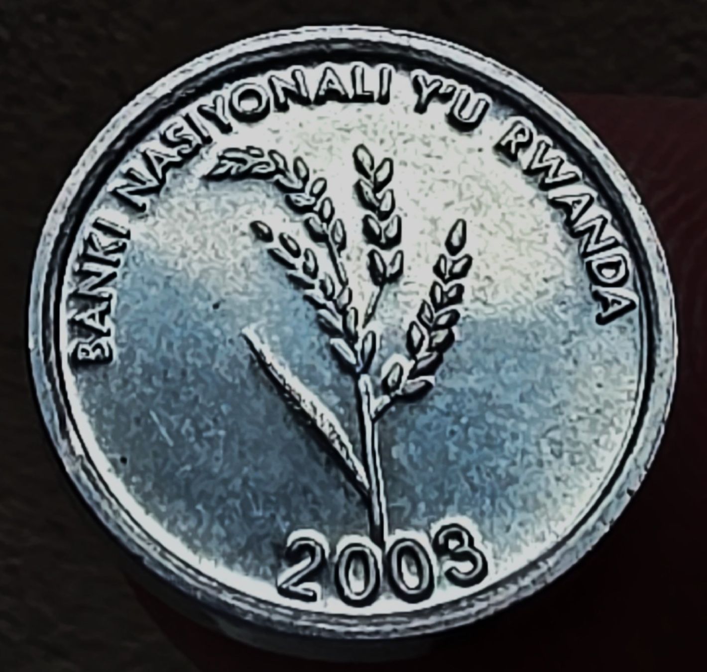 Toutes les monnaies: RWANDA 1 FRANC 2003 UNZ. – Neuf (Voir description) à winterthur par CoinPassion