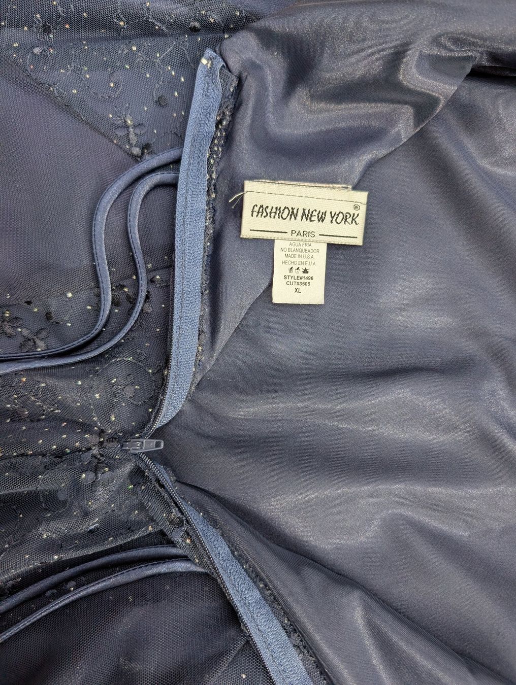 Vestiti: Elegantes Abendkleid Gr. 38 mit Glitzerapplikation – Usato da Igis venduto da Urs75 2