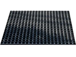neue Gummi-Ringmatte, 570 x 380mm, schwarz