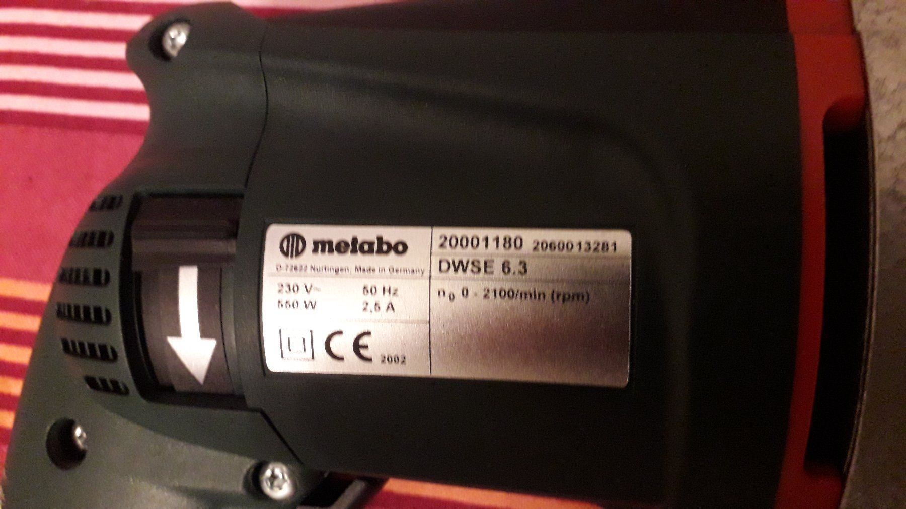 Metabo Bohrmaschinen: Bauschrauber Metabo DWSE 6.3 neu/NP 468. – Neu und originalverpackt aus Däniken SO von Sparfuchs0815 2