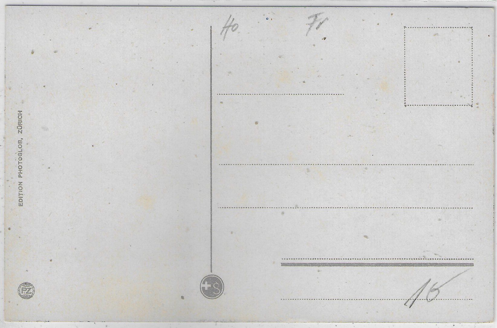 Cartoline postali: Weesen mit Leistkamm und Churfirsten - Litho – Usato da Ettingen venduto da Kartenplanet 1