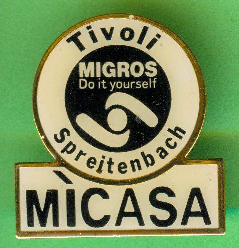 Placchette & Badge: MIGROS  Spreitenbach  MICASA – Usato da Winterthur venduto da Sammleroase