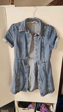 Robe en jean Stradivarius bleu délavé taille S bon état