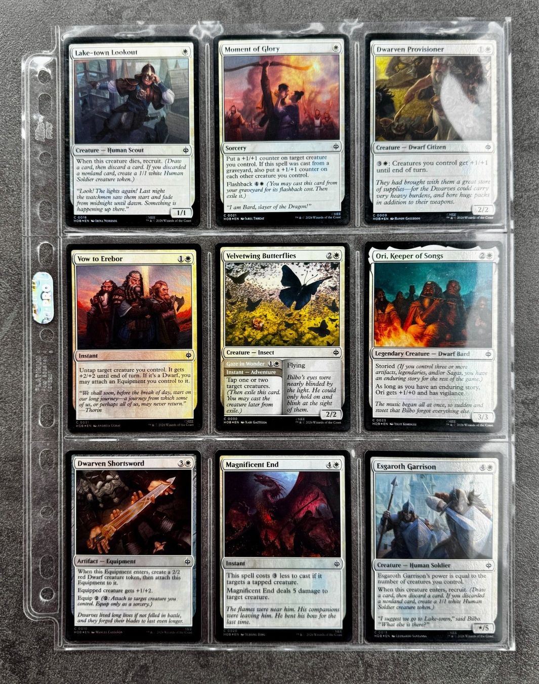 Magic The Gathering Carte collezionabili: The Hobbit Foil Commons 55stk. – Nuovo (secondo la descrizione) da Rechthalten venduto da hosme_be