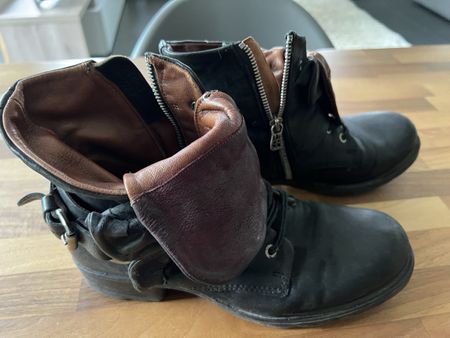 Coole Boots von A.S.98, schwarz, Grösse 40