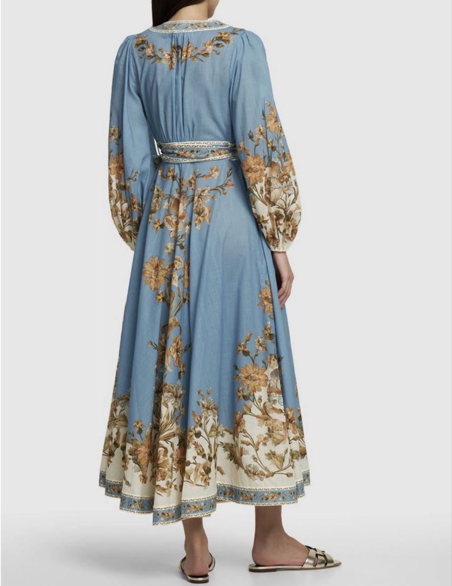 Zimmermann Vestiti: Zimmermann Floral Wrap Midi Dress – Usato da St.Josefen venduto da lop_lh8d 2
