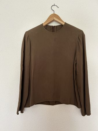 Blouse Di Marino Lausanne Manches Longues Marron Taille M