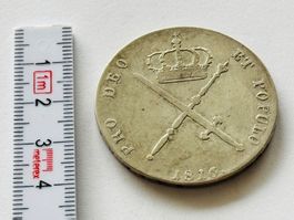 1816 Silber Kronenthaler Taler Münze sehr schön ++