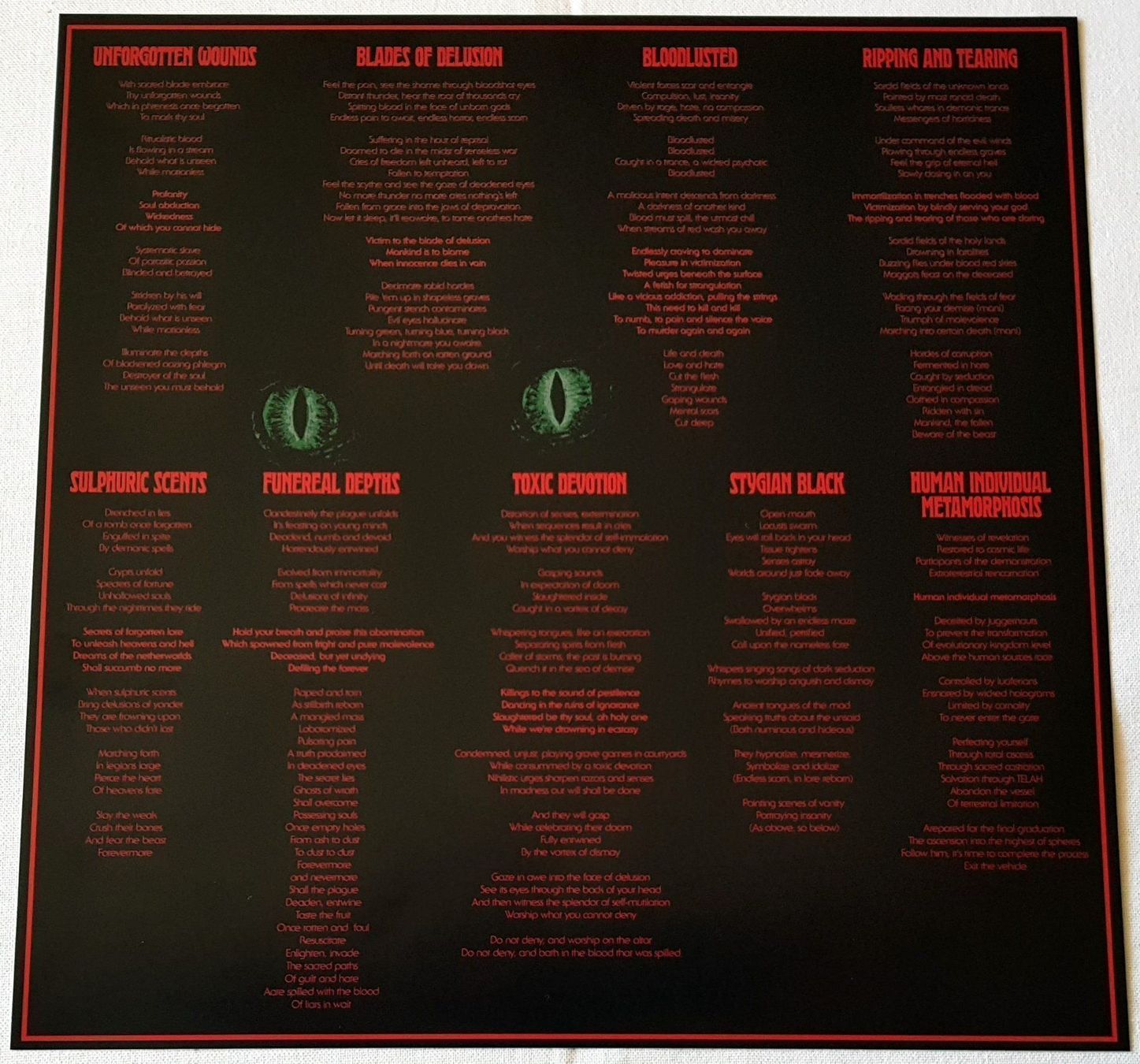 Schallplatten: Deathstorm – For Dread Shall Reign - First Press - Poster – Neu (gemäss Beschreibung) aus Uster von Zardodel 8