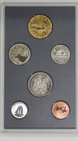 1 x  Münzsatz Canada 1992 & 1 Canada Dollar Silber
