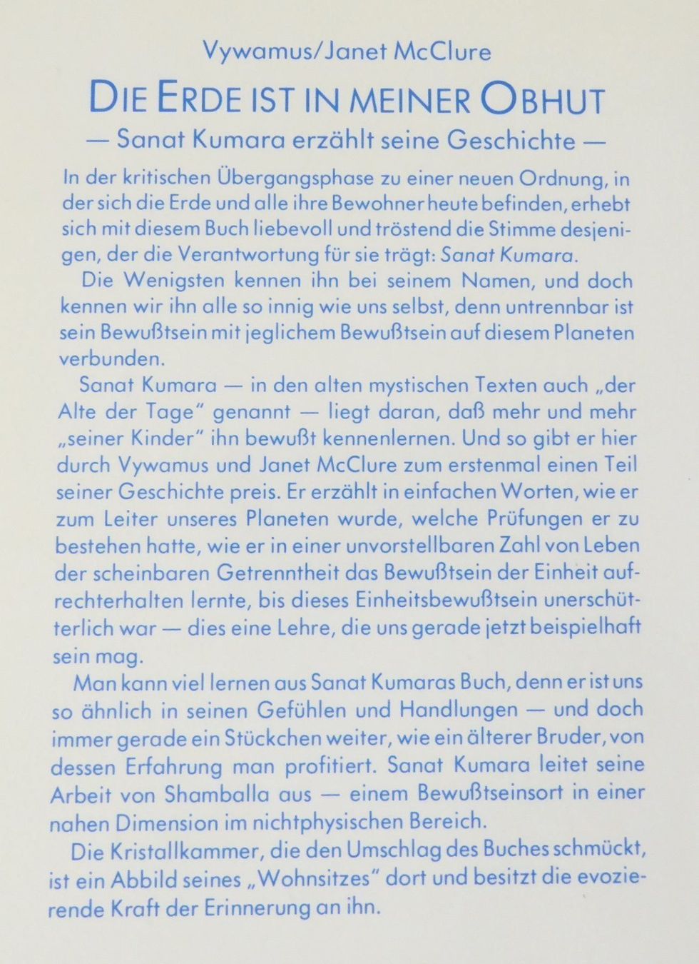Bücher: Die Erde ist in meiner Obhut – Gebraucht aus Mauren von Yeelen 2