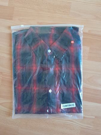 Langarm Hemd XXL rot kariert