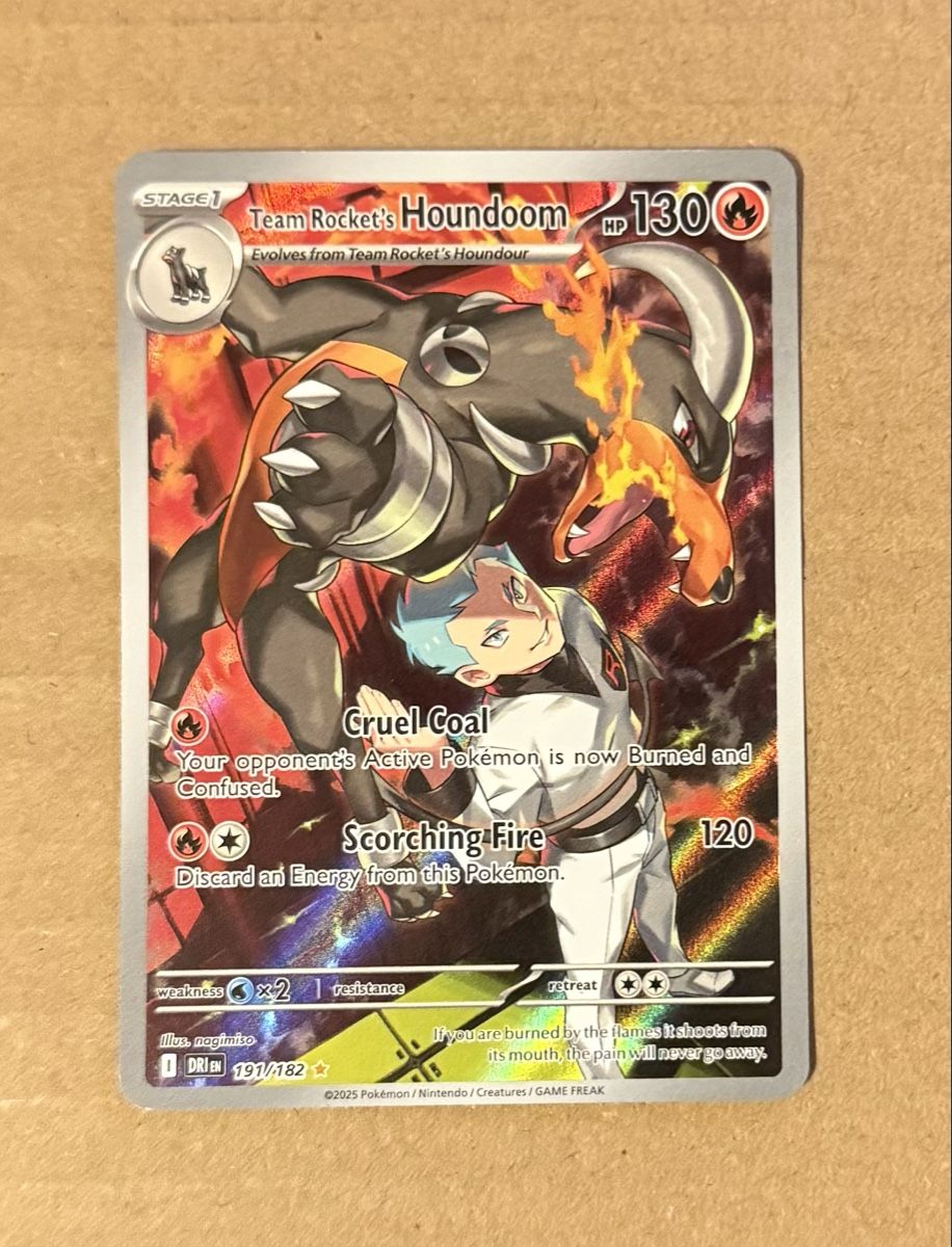 Pokémon Carte collezionabili: Houndoom 191/182 English EN – Usato da Heerbrugg venduto da HennessyCognac