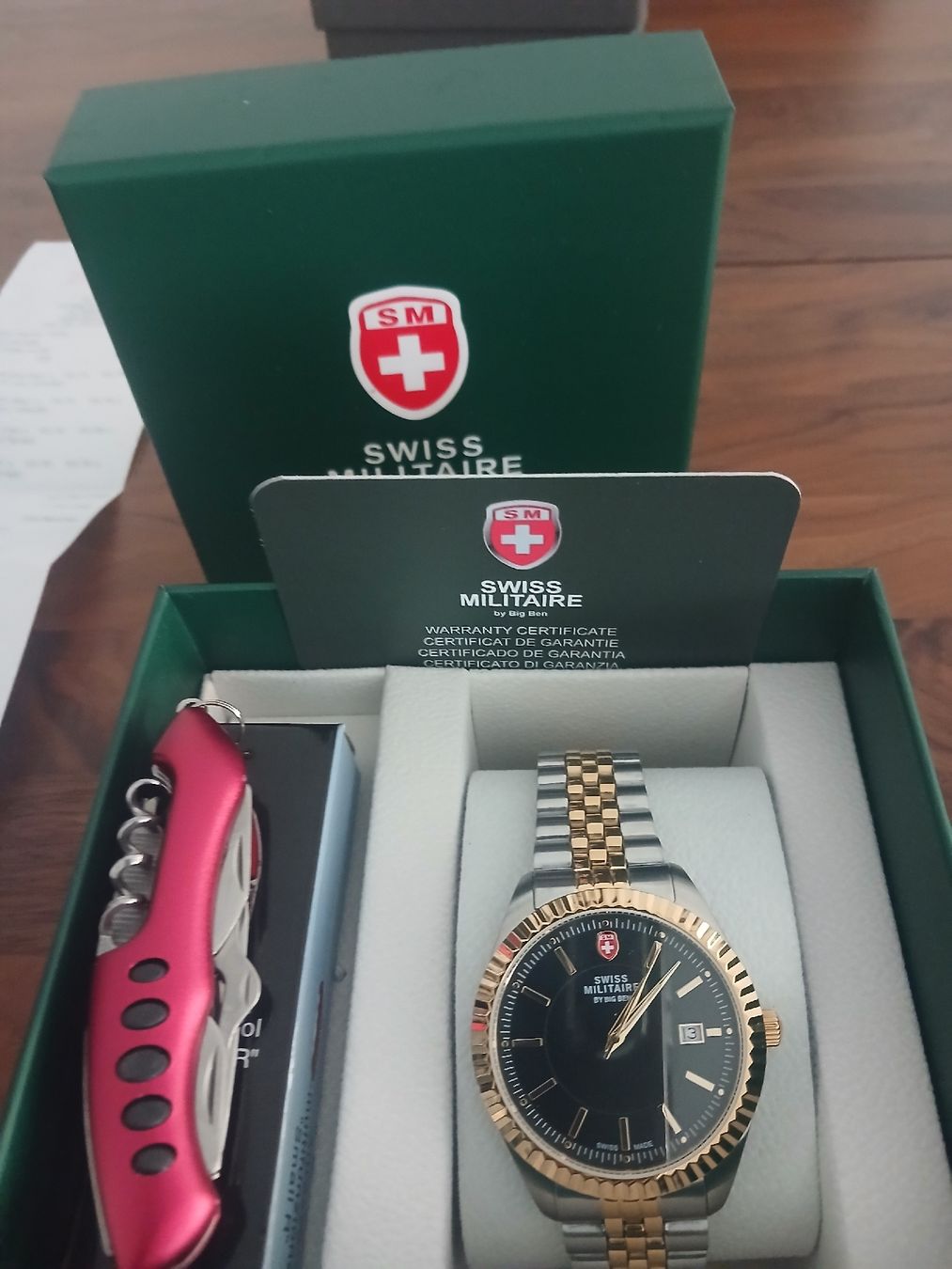 Swiss-Militaire Orologi: SWISS MILITAIRE NEUPREIS 350.- – Nuovo e nell'imballaggio originale da Rothrist venduto da ToniG71
