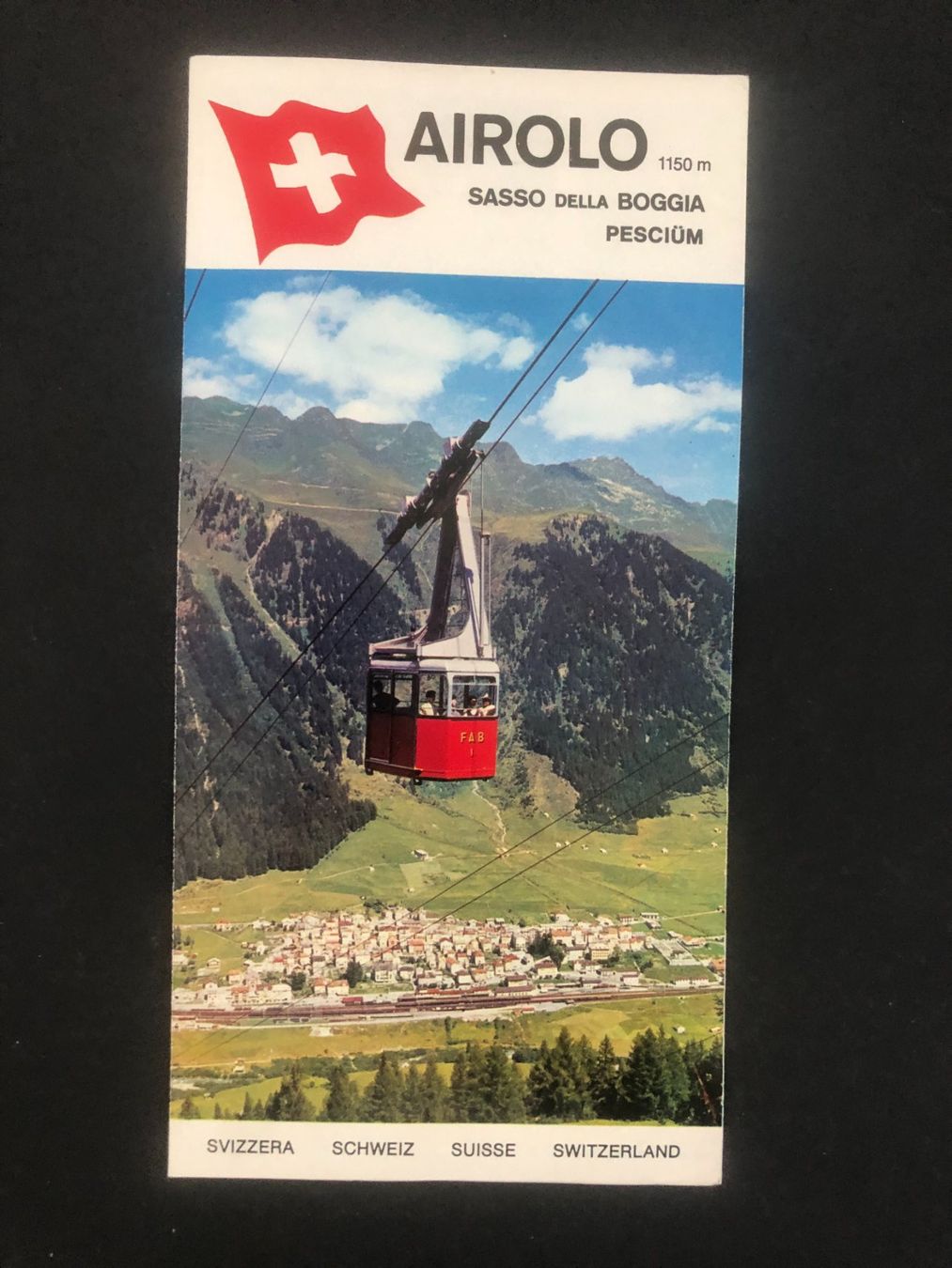 Dokumente: Airolo-Prospekt, ca. 1960er Jahre – Gebraucht aus Dietikon von Tiburon6 1