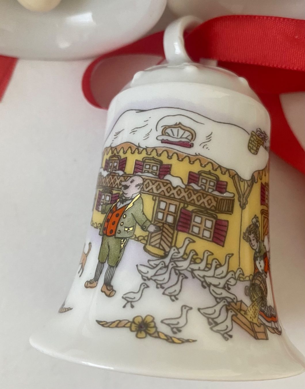 Hutschenreuther Campanacci mucche: 5 Weihnachtsglocken Hutschenreuther – Usato da Oftringen venduto da Wiggiwave 4