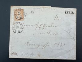 Brief 1864 ! Murgental stabstempel Riken Uralt    (G201)