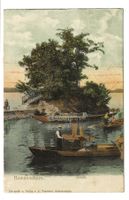 Romanshorn (TG) Inseli im Bodensee - Fischerboote - 1905