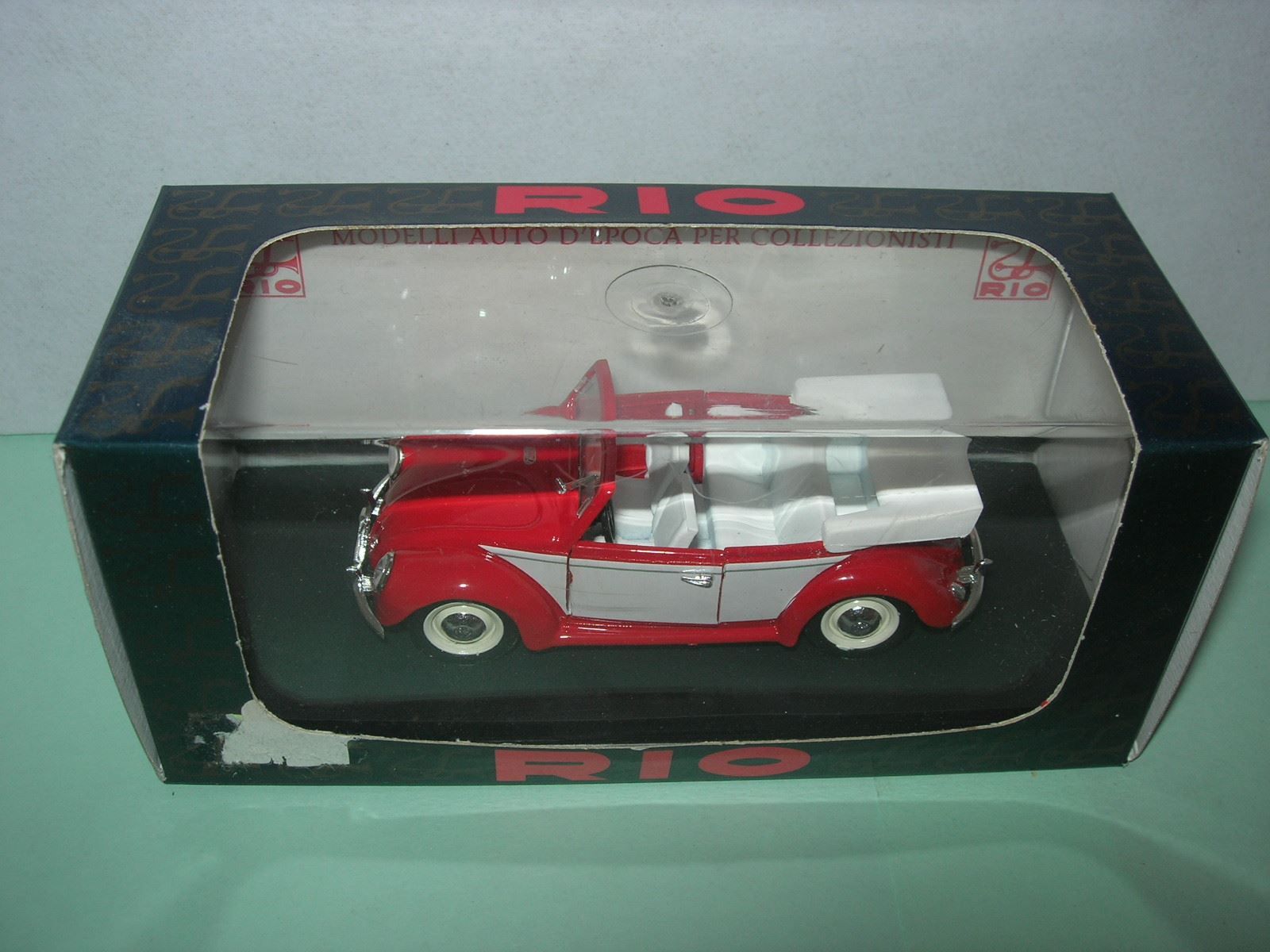 Volkswagen Modellautos: VW  Käfer Karmann 1949 * Rio 1:43 – Neu und originalverpackt aus Hornussen von Amw 6
