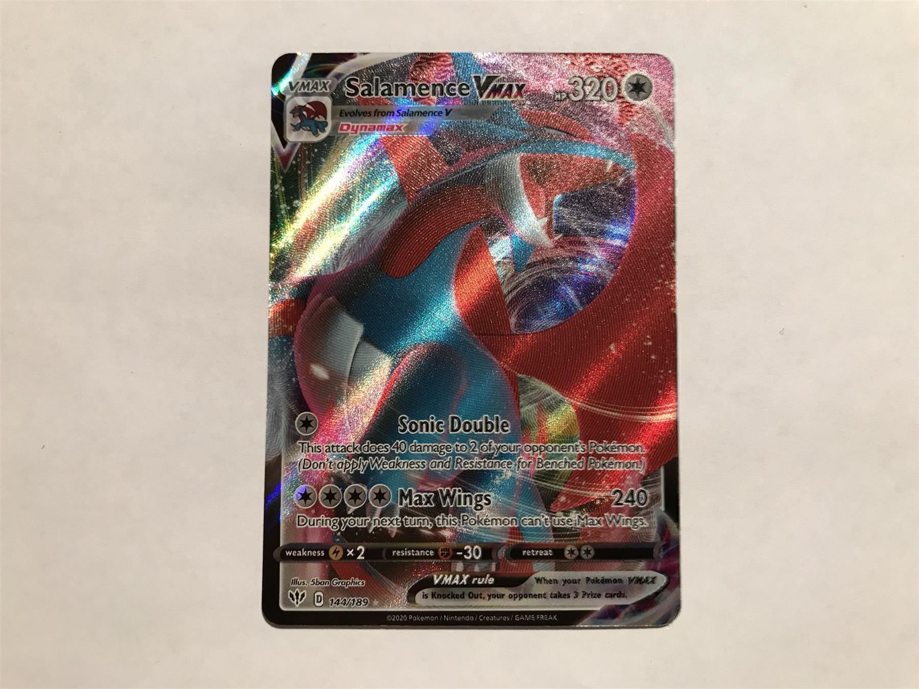 Pokémon Carte collezionabili: Salamence V – Nuovo (secondo la descrizione) da Hagendorn venduto da Pokecollectorch 1