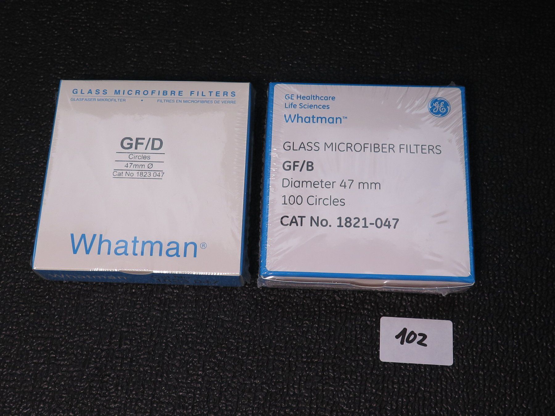 Sonstige antike Technik & Geräte: Whatman Glasfaserfilter GF/D & GF/B 47mm NEU OVP – Neu und originalverpackt aus Basel von Deko1