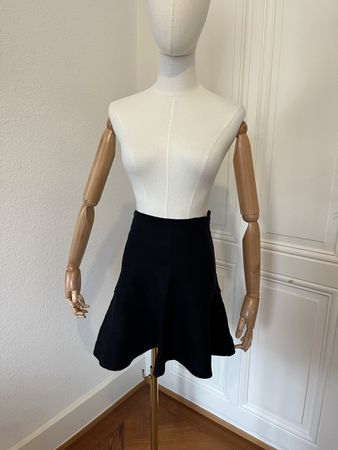 Zara Knit Black Mini Skirt - Fall Size M