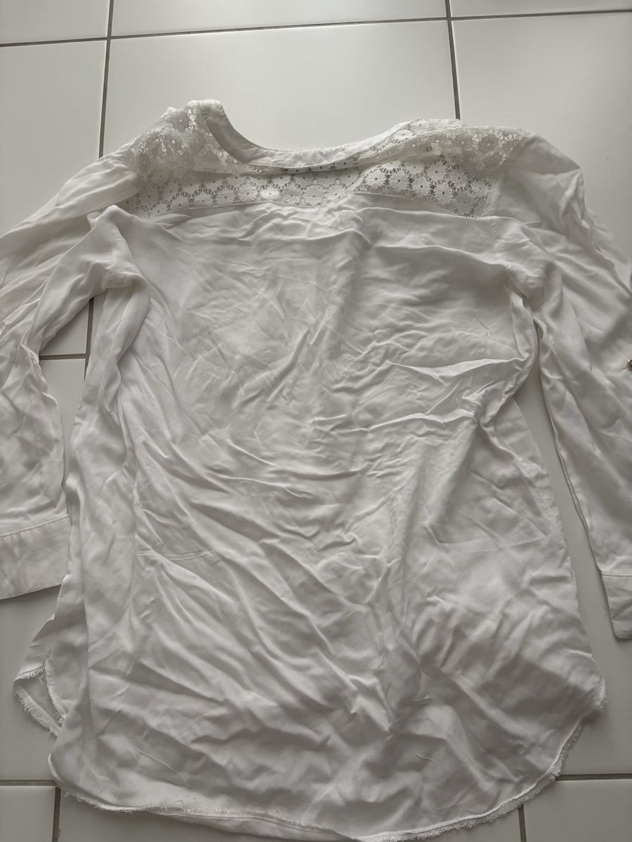 Camicette: Weisses Sommer Top, Atmosphere, Gr. 34, Damenmode – Usato da Winterthur venduto da nik_pr58 3