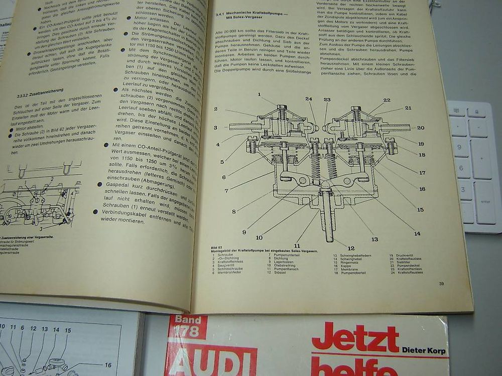Libri: Auto Reparatur Bücher Dieter Korp/ Günter Petzold – Usato da Allenwinden venduto da Wm26 3