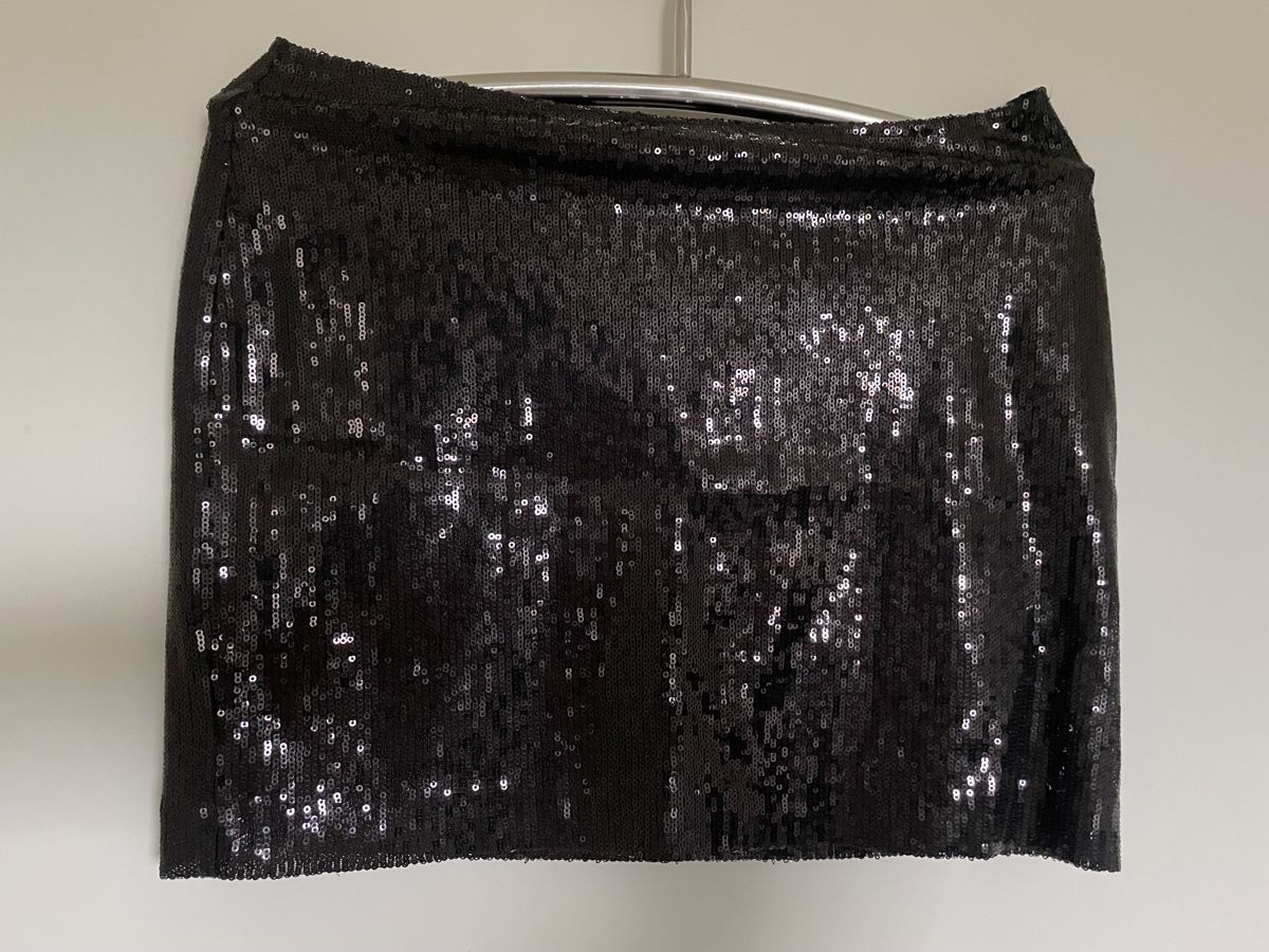 Promod Gonne: Jupe noire à sequins promod T38 FR – Nuovo (secondo la descrizione) da Vuadens venduto da Nina11