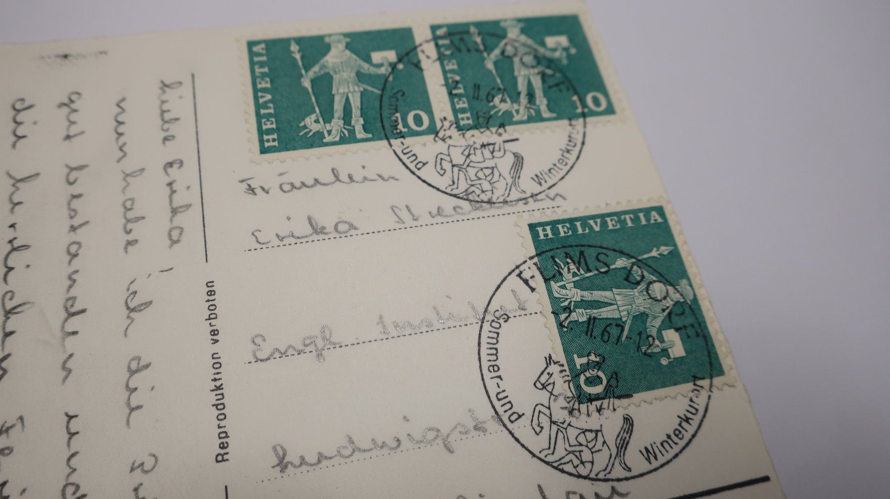 Cartoline postali: Flims - Dorf 1967 – Difettoso da Cormoret venduto da Pascalll2001 5