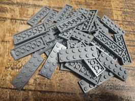 lego 3795 lot de 40 pièces Dark Bluish Gray Plate 2 x 6
