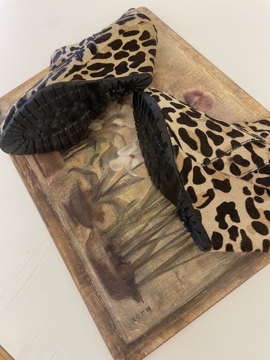 Scarpe da donna: M&S Keilstiefeletten Leopard Gr. 39 – Nuovo (secondo la descrizione) da Zürich venduto da thovala 1