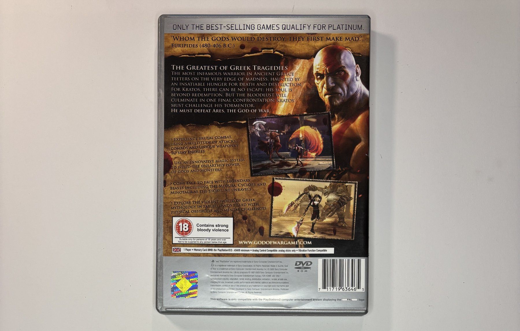 Giochi: PS2 - God of War – Usato da Allschwil venduto da Bullach 2