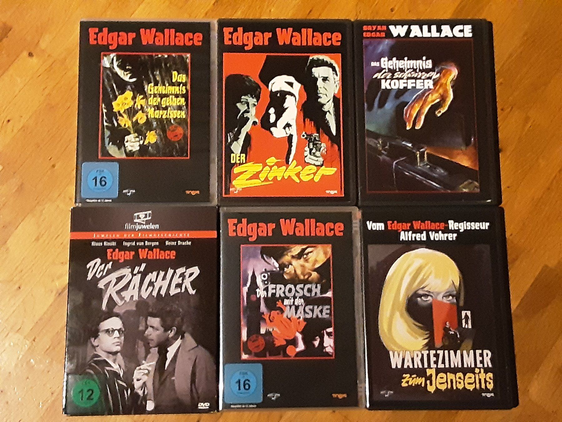 Tutti i DVDs: Edgar Wallace - 6 Filme – Usato da Wallisellen venduto da Sawr