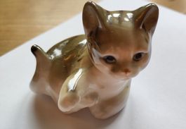 süsse  Katze  Büsifigur " Tigerli" klein 4.5 cm x 7 cm
