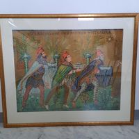 BILD DER HEILIGEN 3 KÖNIGE, 72 X 60 CM