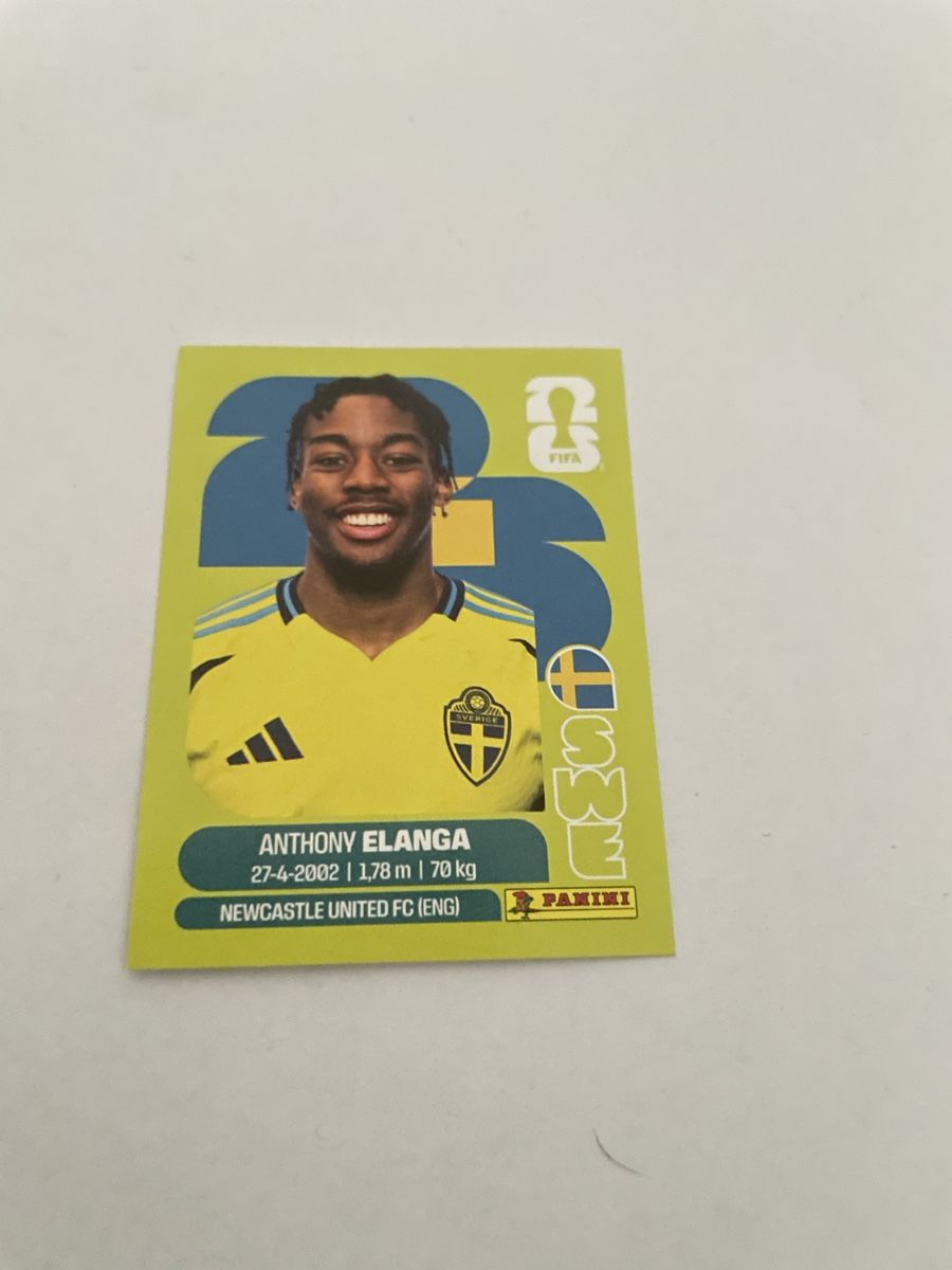 Panini Carte collezionabili: FIFA WM 2026 Anthony Elanga SWE 18 – Nuovo (secondo la descrizione) da Winterthur venduto da Cobraforce