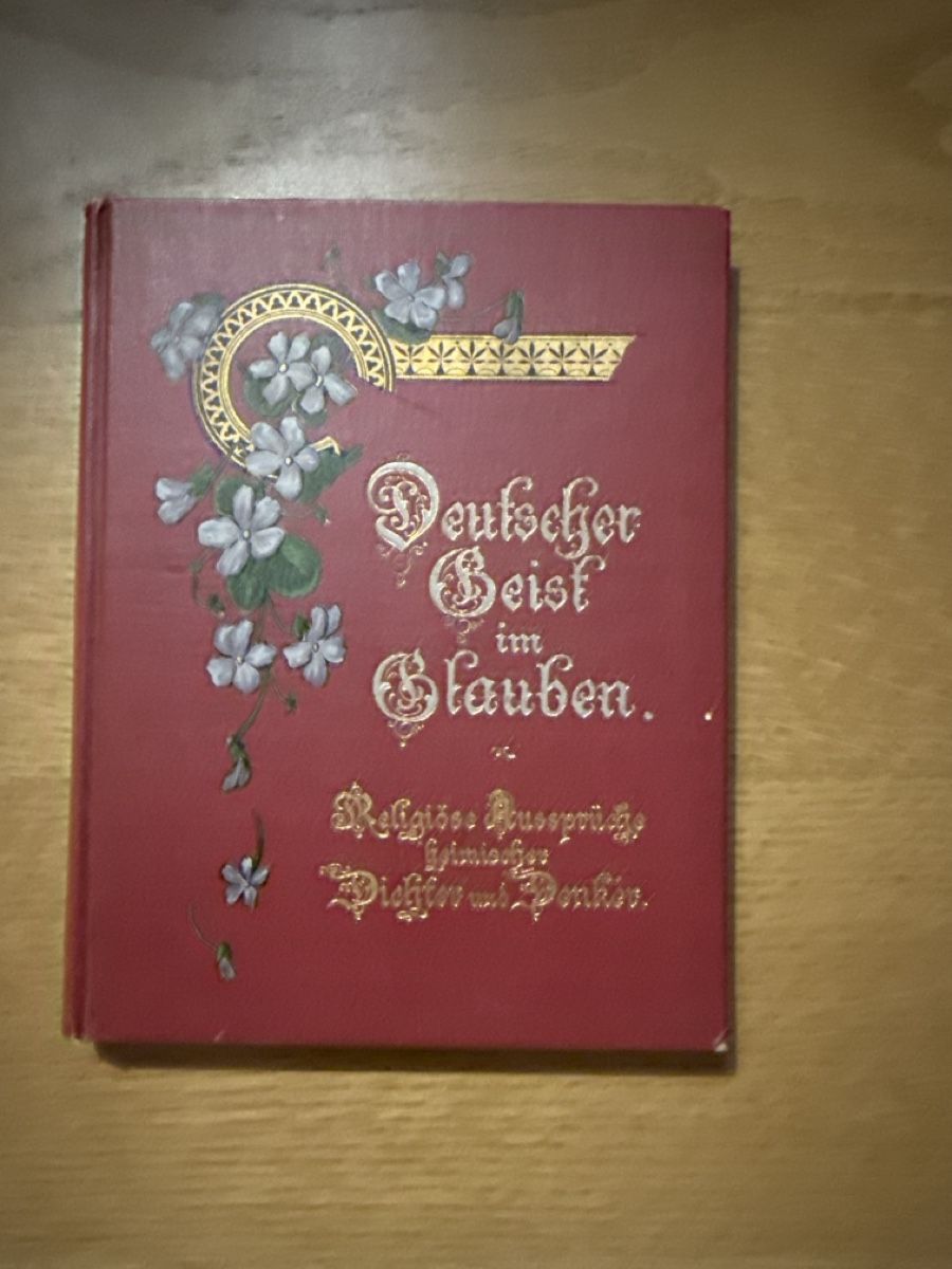 Libri: Antikes Buch "Deutscher Geist im Glauben" – Usato da Neuhausen venduto da DELY