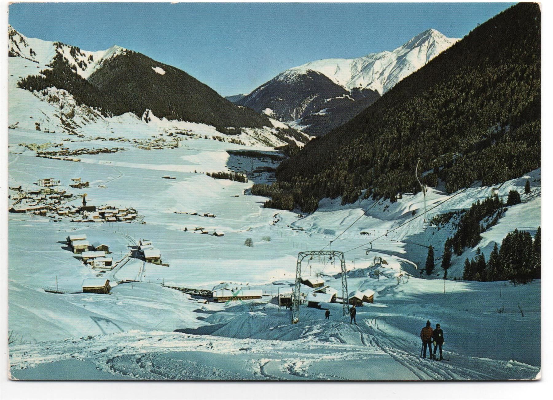 Ansichtskarten: RUERAS SEDRUN Skilift Milez – Gebraucht aus Jona von philajona