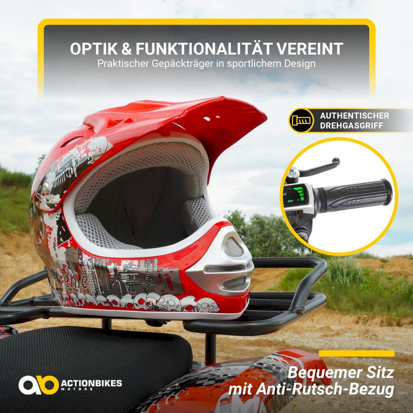 Véhicules pour enfants: Actionbikes TORINO Elektro-Kinderquad – Neuf avec emballage d'origine à Bottighofen par zaap 3