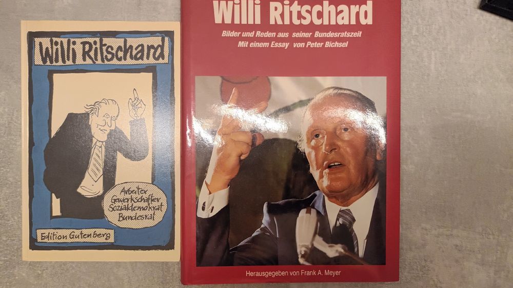 Bücher über alt Bundesrat (1973)Willi Ritschard (Gebraucht) in chur für ...