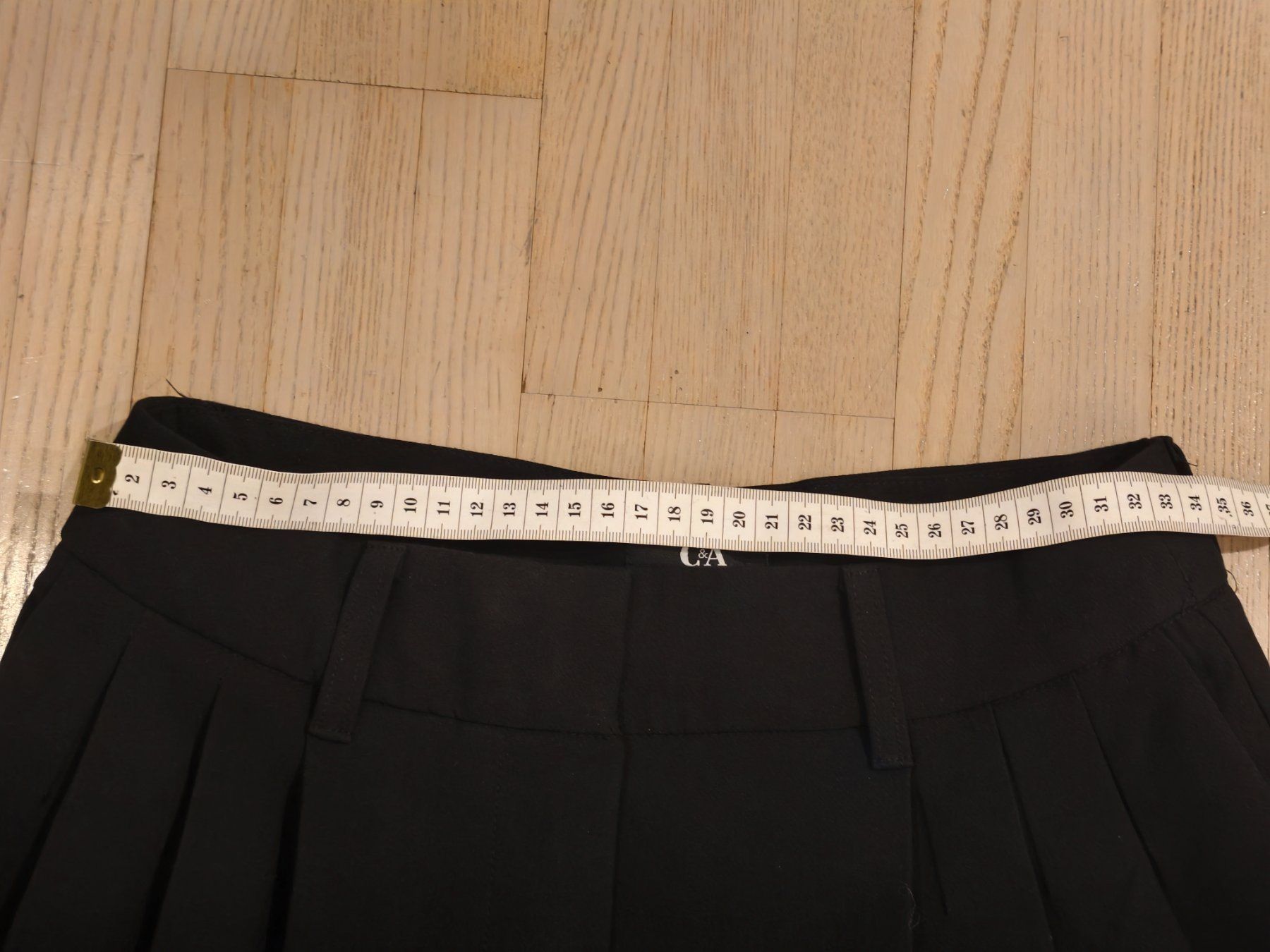 C&A Pantaloni: Wideleg Hose Gr. 36 Schwarz – Usato da Berg TG venduto da Persefona 3