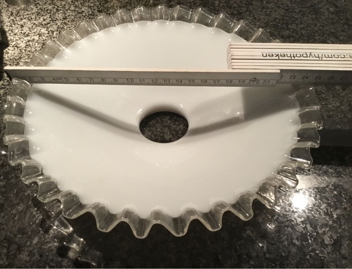 Paralumi: Jugendstil Lampenschirm Glas – Usato da Rüschlikon venduto da succes08 5