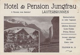 Lauterbrunnen - Hotel & Pension JUNGFRAU